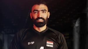 لاعب كرة الطائرة المصري أحمد صلاح