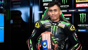 متسابق الدراجات النارية الماليزي حافظ سياهرين