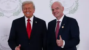 دونالد ترامب وجياني إنفانتينو