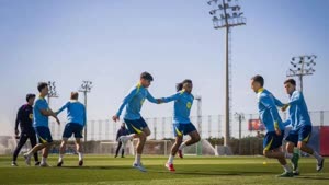 تدرب لاعبي برشلونة