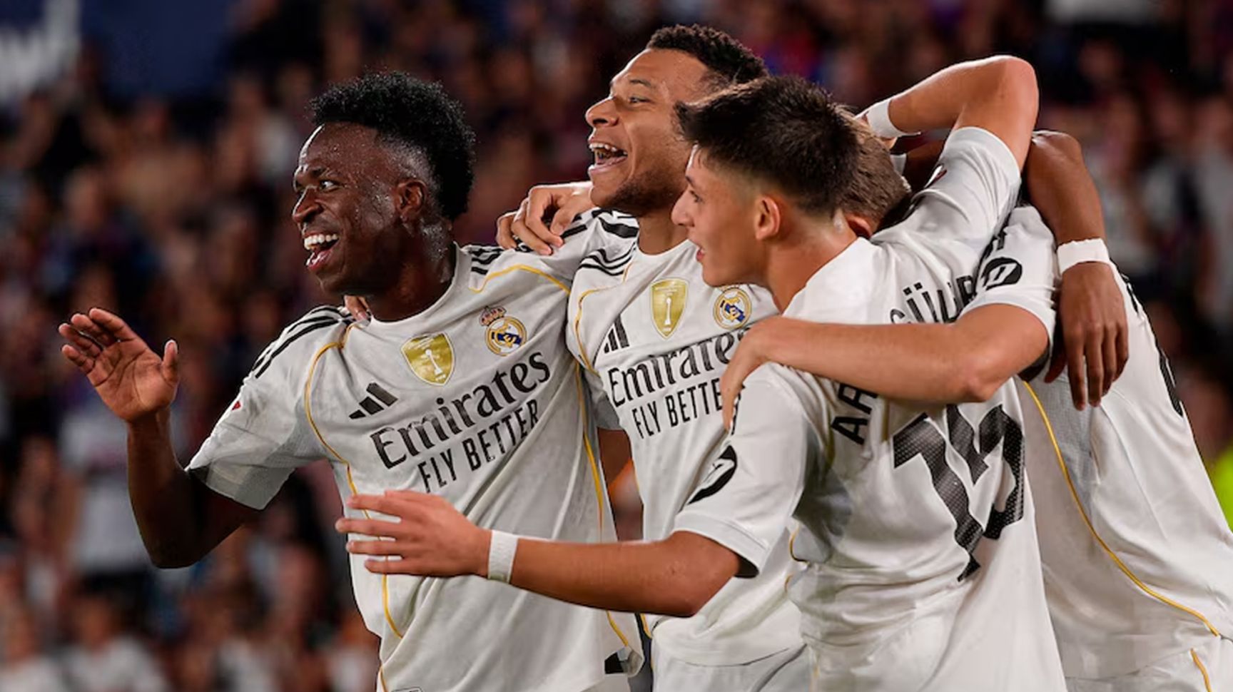 الفوز السادس تواليا لريال مدريد في الدوري على حساب ليفانتي