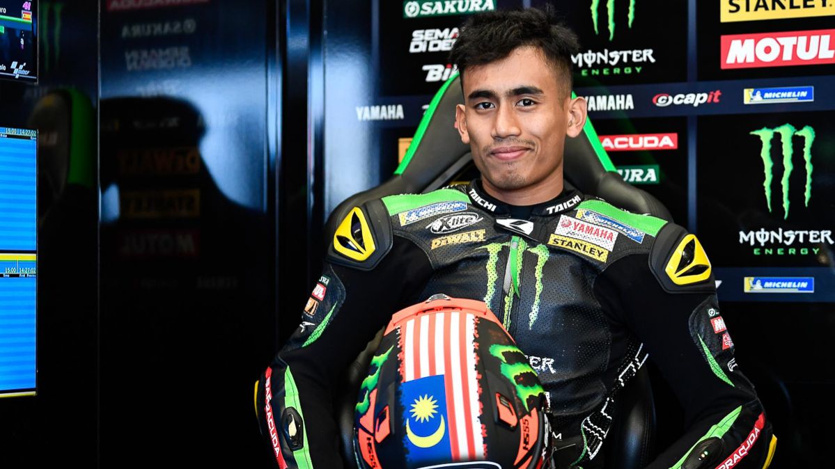 متسابق الدراجات النارية الماليزي حافظ سياهرين