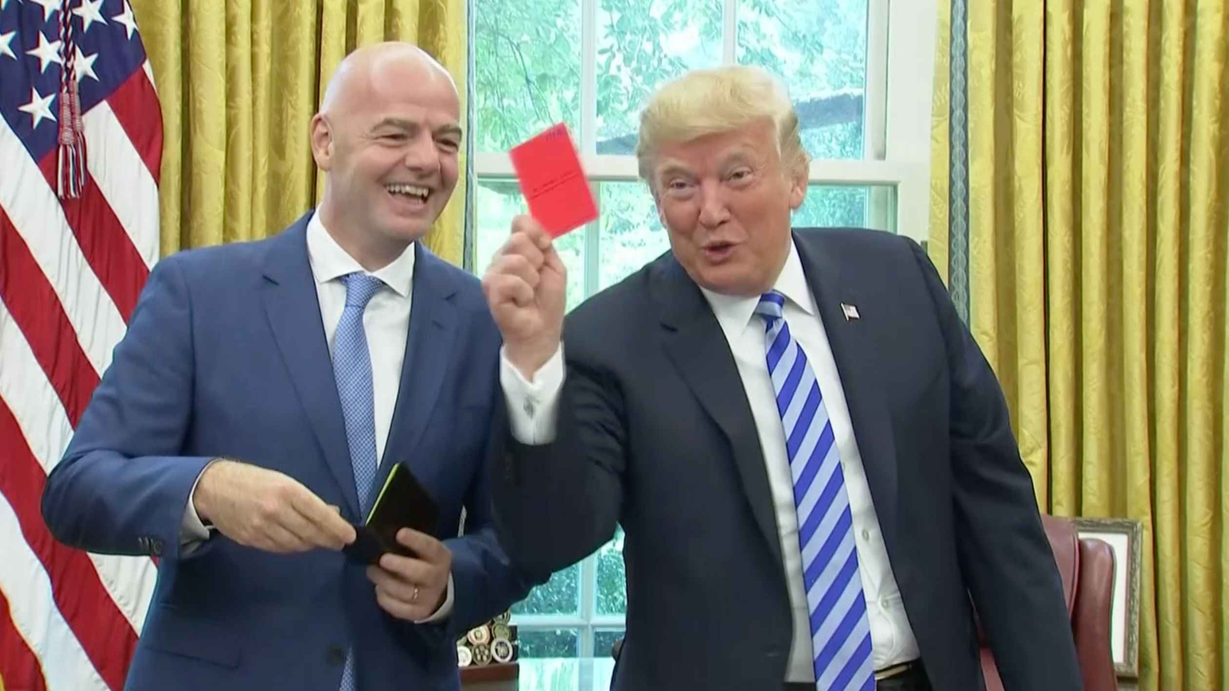 ترامب وإنفانتينو