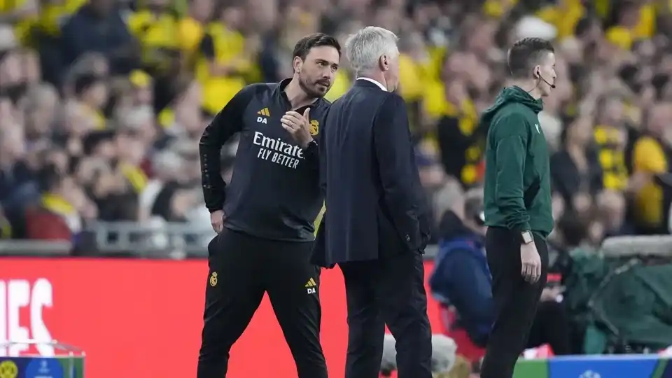 كارلو أنشيلوتي وابنه دافيدي